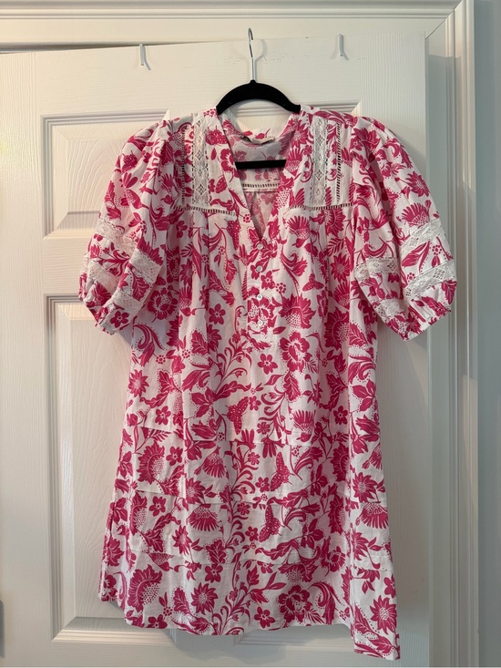 Pinch Dresses & Skirts - Pinch White Dress with Pink Floral Print